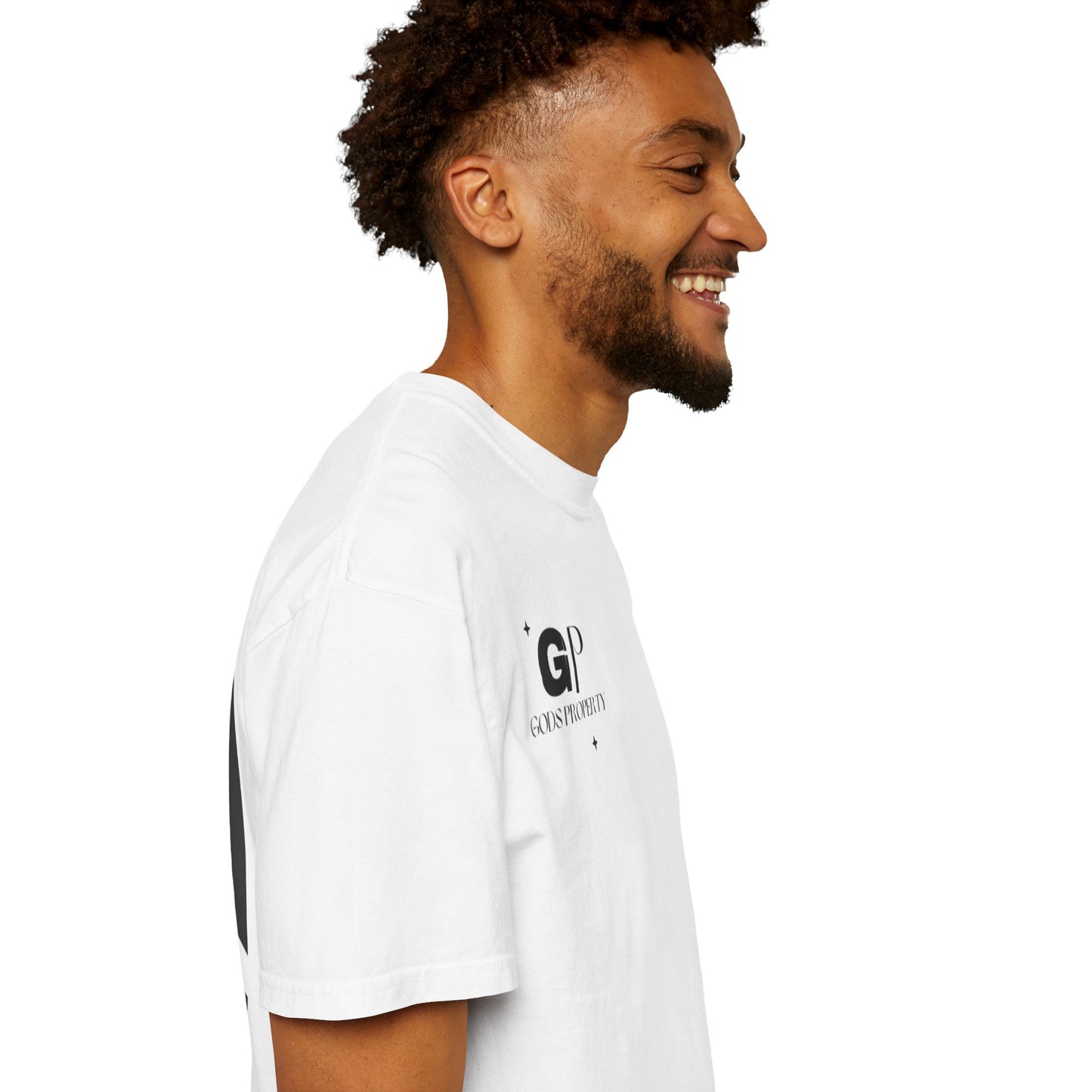 Gods Property 'GP' Logo T-Shirt — Graphic Crewneck Tee