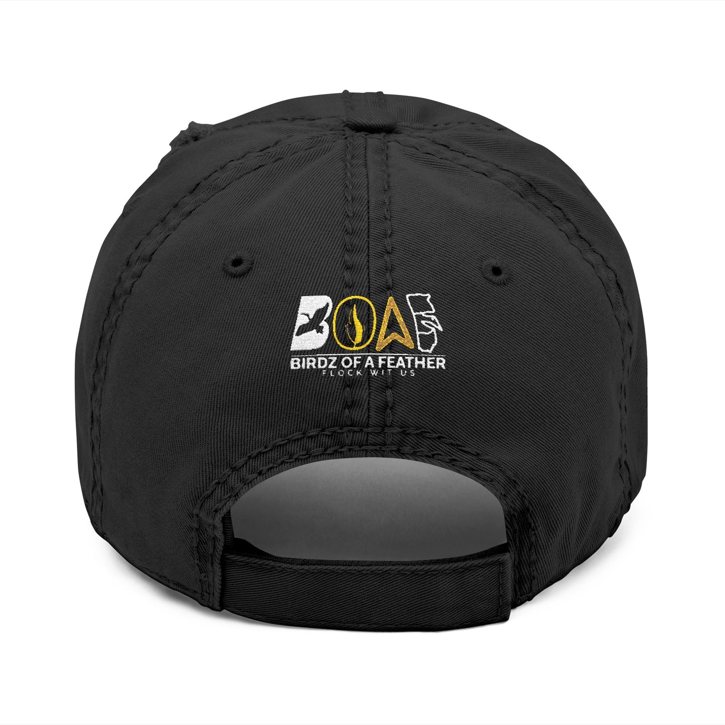 Dad Hat — BOAF Embroidered Distressed Cap