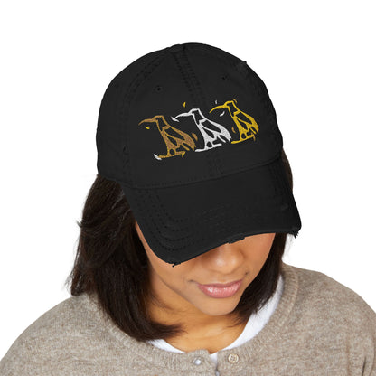 Dad Hat — BOAF Embroidered Distressed Cap