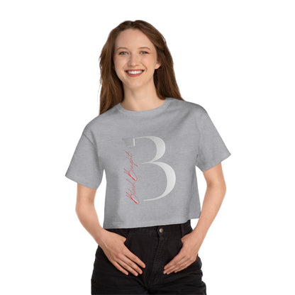 Gods Property Co. Cropped T-Shirt — Women's Champion Heritage Tee