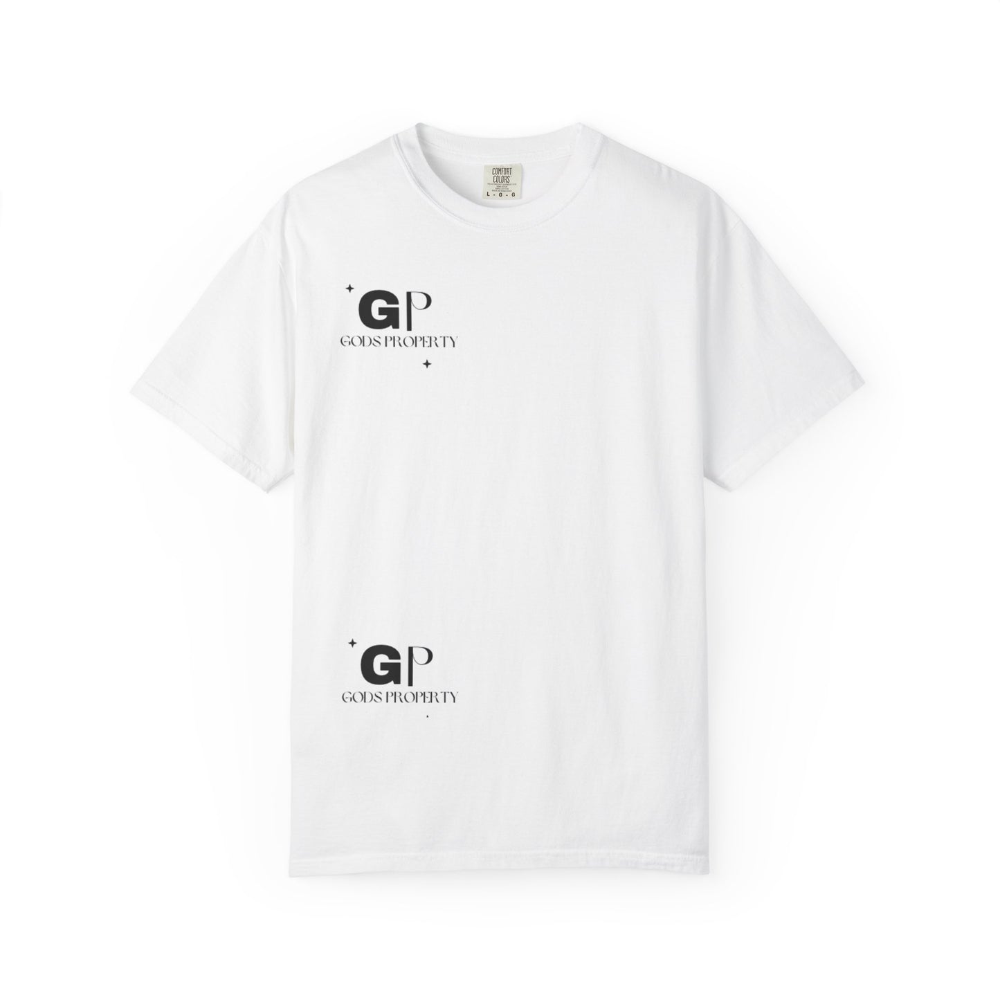Gods Property 'GP' Logo T-Shirt — Graphic Crewneck Tee