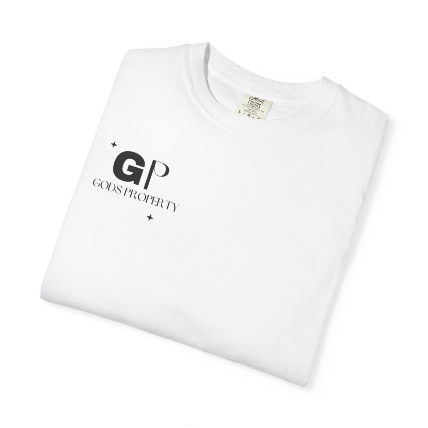 Gods Property 'GP' Logo T-Shirt — Graphic Crewneck Tee