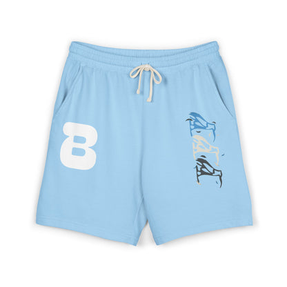 BOAF Fleece Sweat Shorts — Minimal Abstract B Logo Lounge Shorts