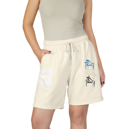 BOAF Fleece Sweat Shorts — Minimal Abstract B Logo Lounge Shorts