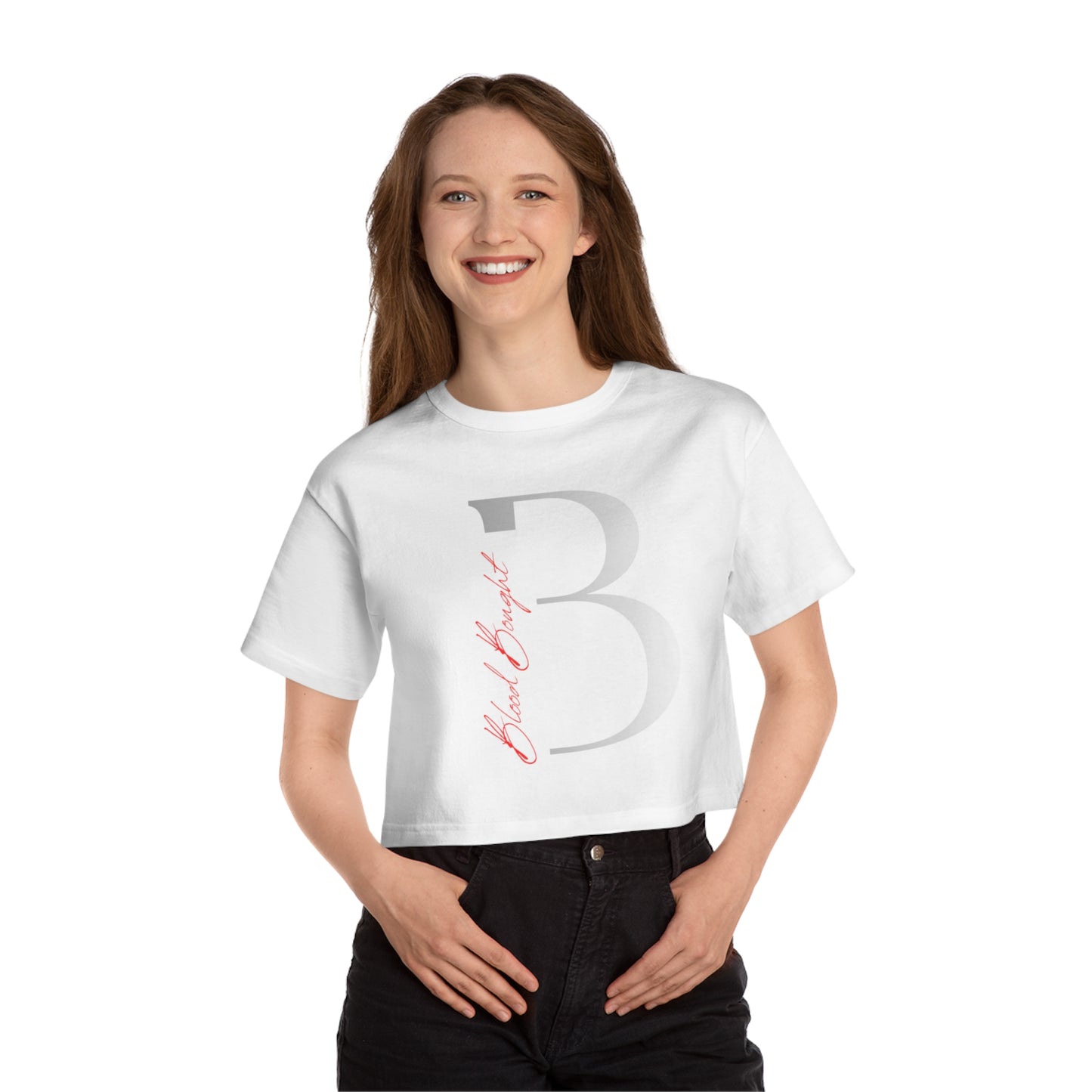 Gods Property Co. Cropped T-Shirt — Women's Champion Heritage Tee