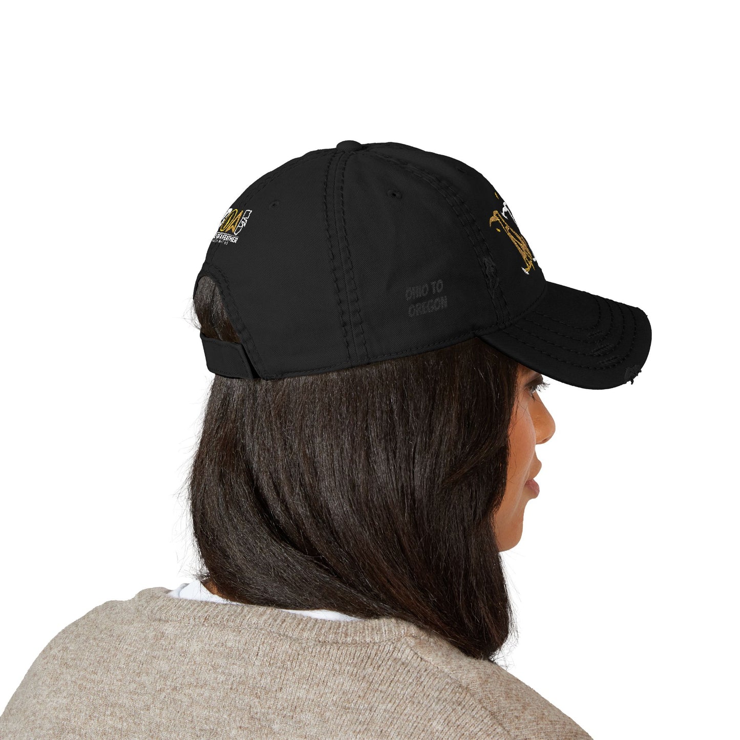 Dad Hat — BOAF Embroidered Distressed Cap
