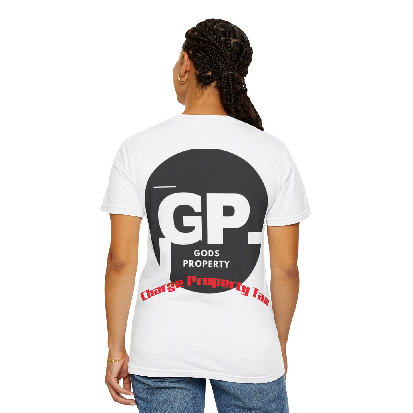 Gods Property 'GP' Logo T-Shirt — Graphic Crewneck Tee