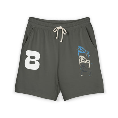 BOAF Fleece Sweat Shorts — Minimal Abstract B Logo Lounge Shorts