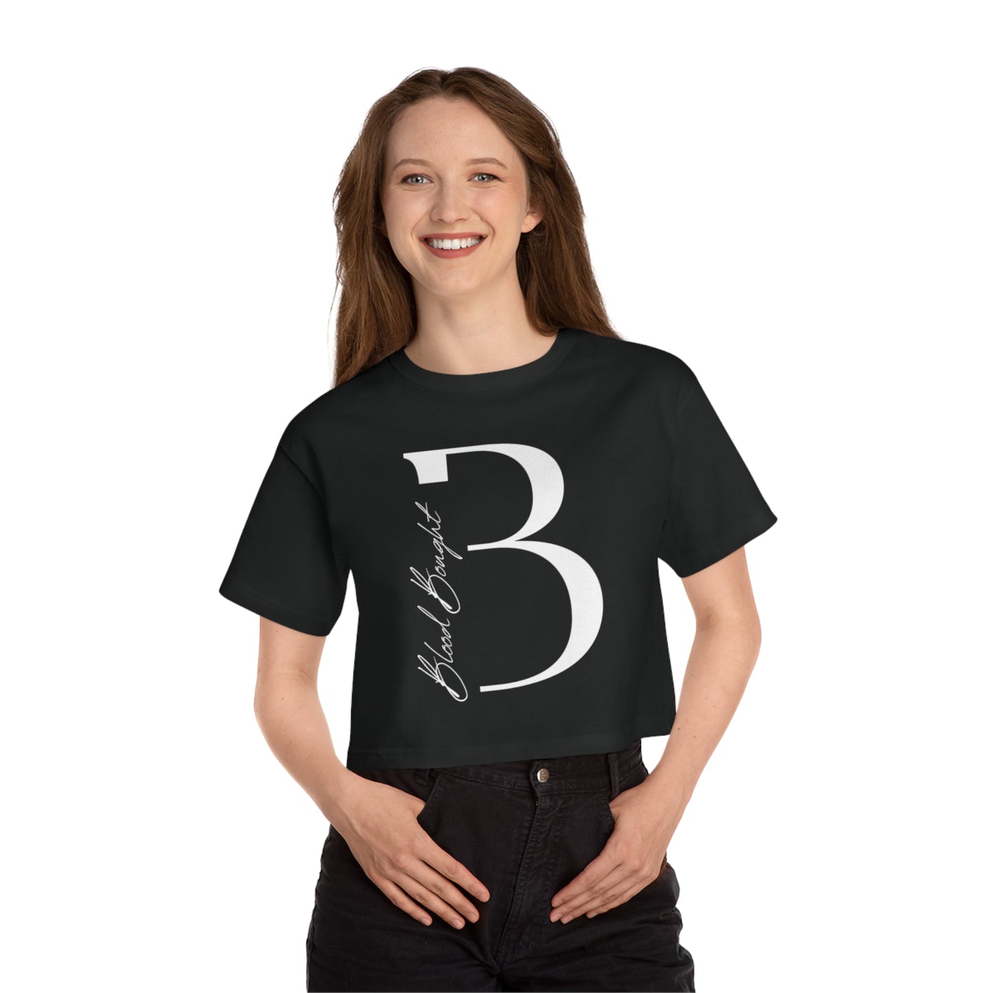 Gods Property Co. Cropped T-Shirt — Women's Champion Heritage Tee