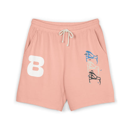 BOAF Fleece Sweat Shorts — Minimal Abstract B Logo Lounge Shorts