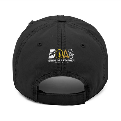 Dad Hat — BOAF Embroidered Distressed Cap